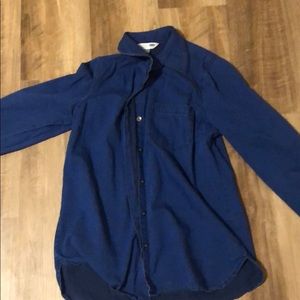 Denim button up